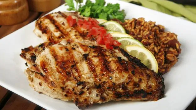 Grilled Chicken Escalope with Fresh Salsa